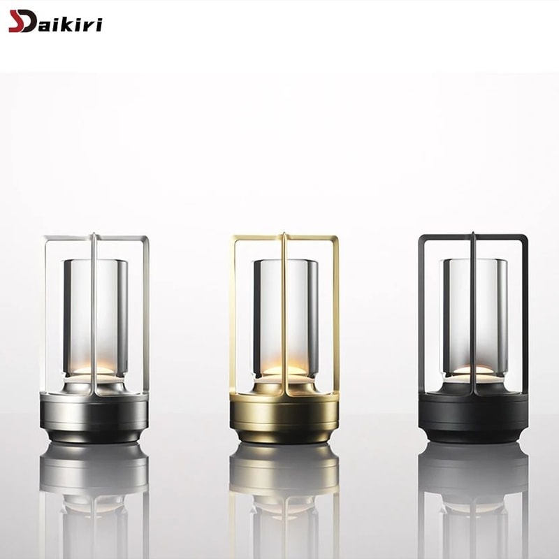 Rechargeable LED Crystal Touch Table Lamp With Aluminum Alloy Base 5