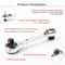 2in1 Compact Ratchet Wrench With Socket Screwdriver Bits 12