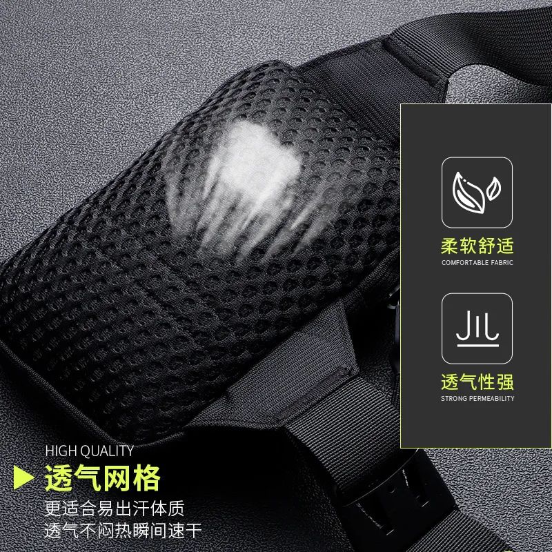 Unisex Casual Chest Crossbody Bag For Leisure And Sports 3