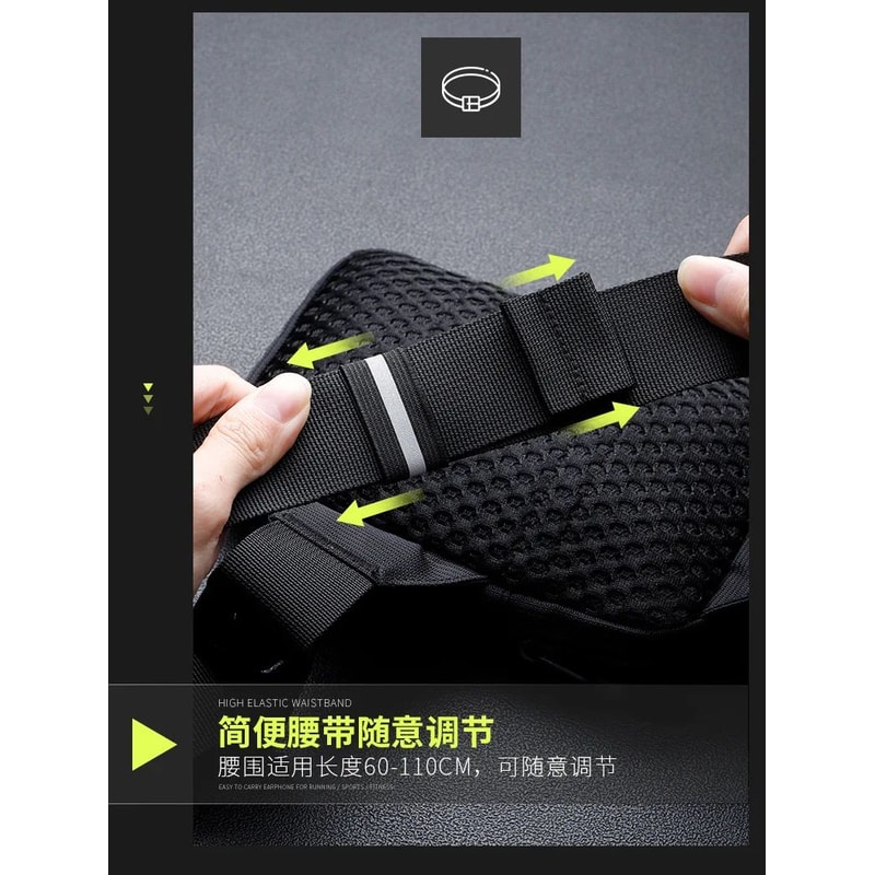 Unisex Casual Chest Crossbody Bag For Leisure And Sports 8