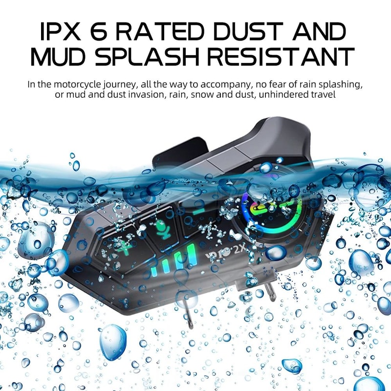 Kebidumei YP10 Wireless Bluetooth 53 Motorcycle Helmet Intercom Headset 9