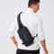 Men PU Leather AntiTheft Crossbody Chest Bag 10