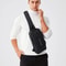 Men PU Leather AntiTheft Crossbody Chest Bag 11