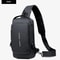 Men PU Leather AntiTheft Crossbody Chest Bag 12
