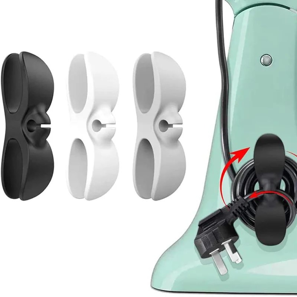 4Pack Cord Winder Organizer Clips For Appliance Cable Management 6