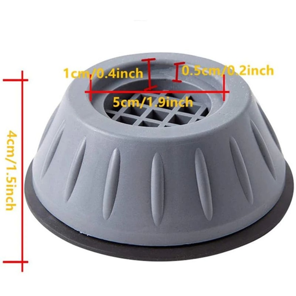 4Pack AntiVibration Waterproof Feet Pads For Appliances Furniture 6