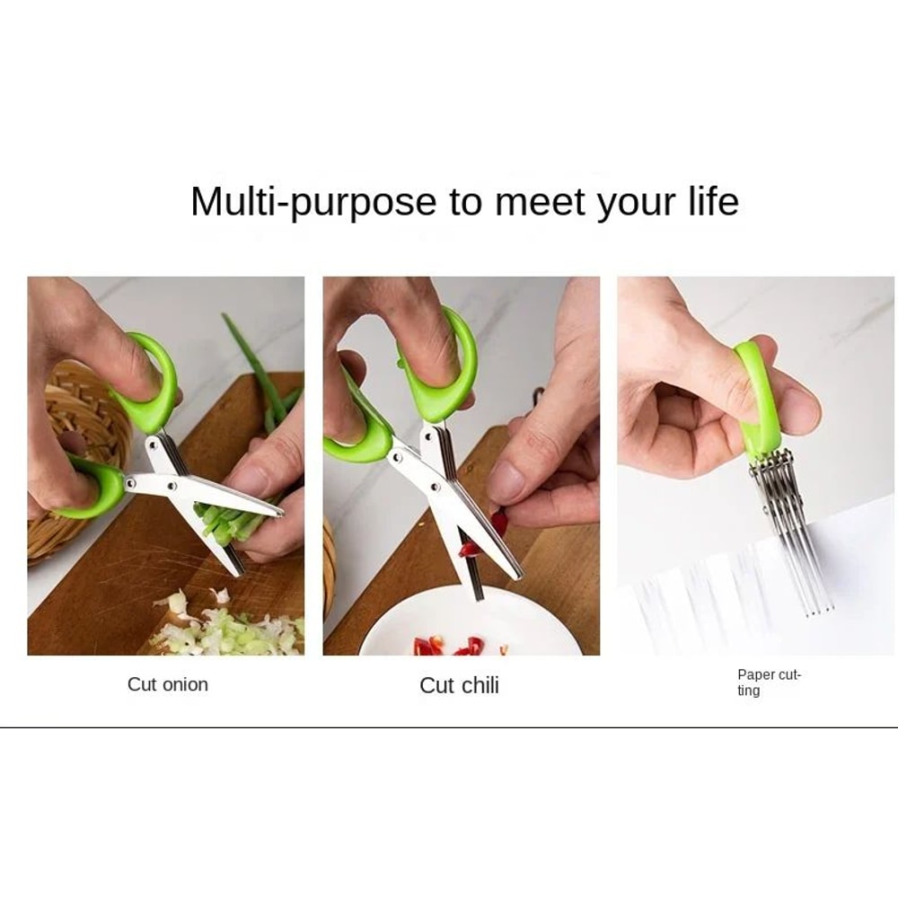 Multi Layer Stainless Steel Kitchen Scissors 6
