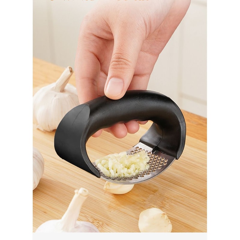 Stainless Steel Garlic Press 5