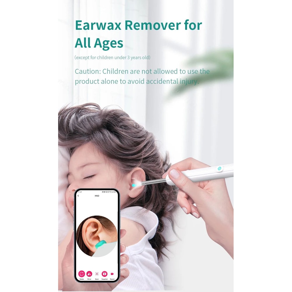 Smart Visual Ear Cleaner With Camera And 6 LED Lights Earpick 7