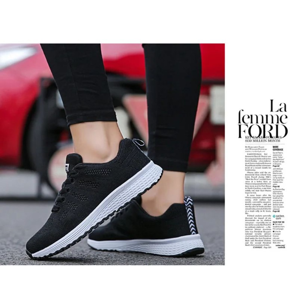 Women Breathable Mesh Walking Sneakers 7