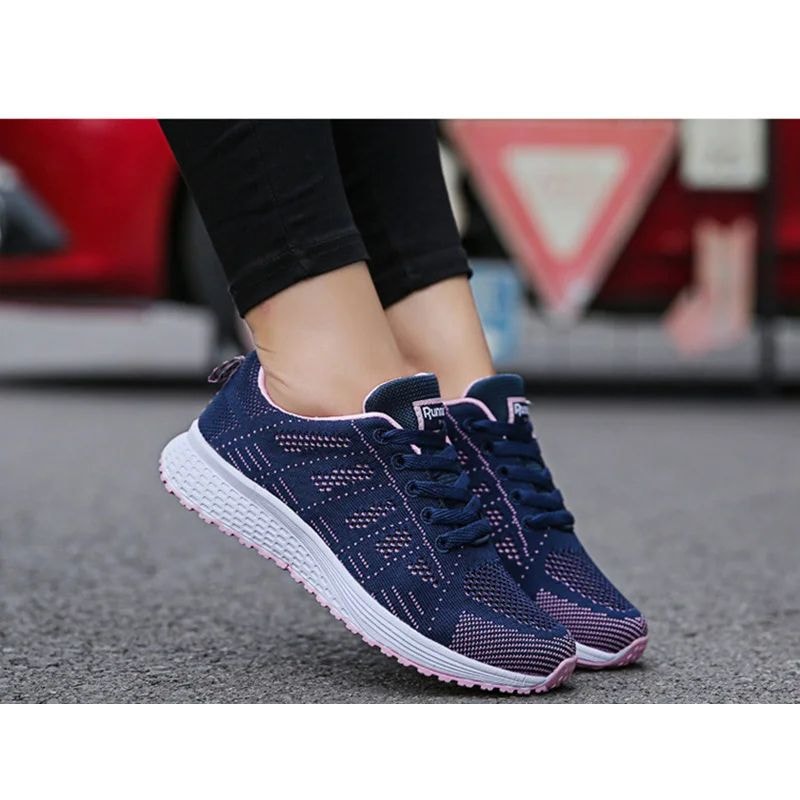 Women Breathable Mesh Walking Sneakers 8