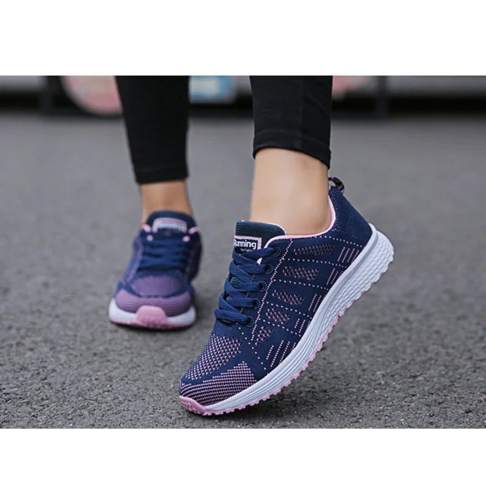 Women Breathable Mesh Walking Sneakers 11