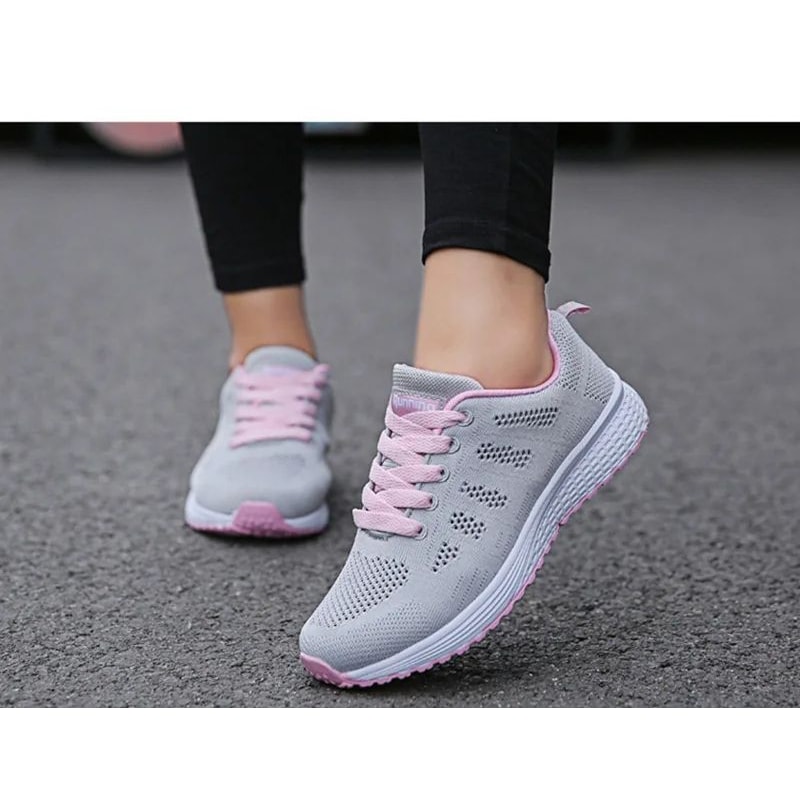 Women Breathable Mesh Walking Sneakers 12