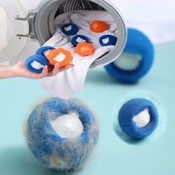 reusable pet hair laundry remover balls