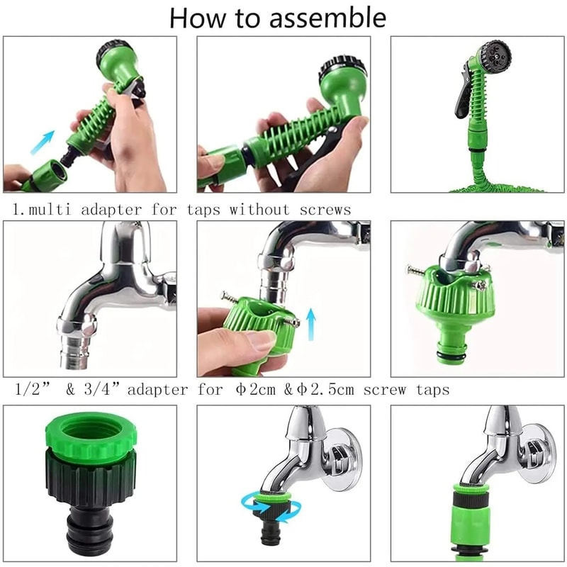 Expandable Telescopic Garden Water Hose 8