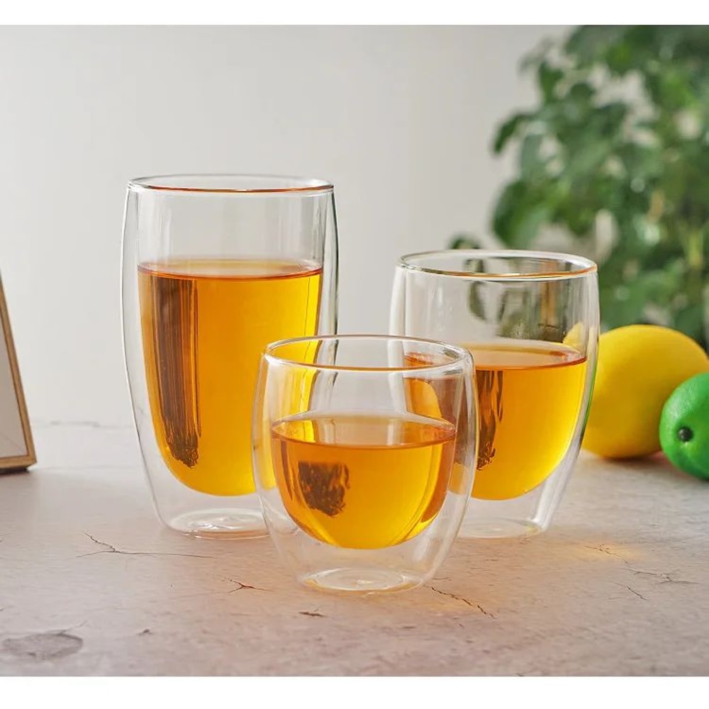 Double Wall Glass Coffee Tea Cup 9