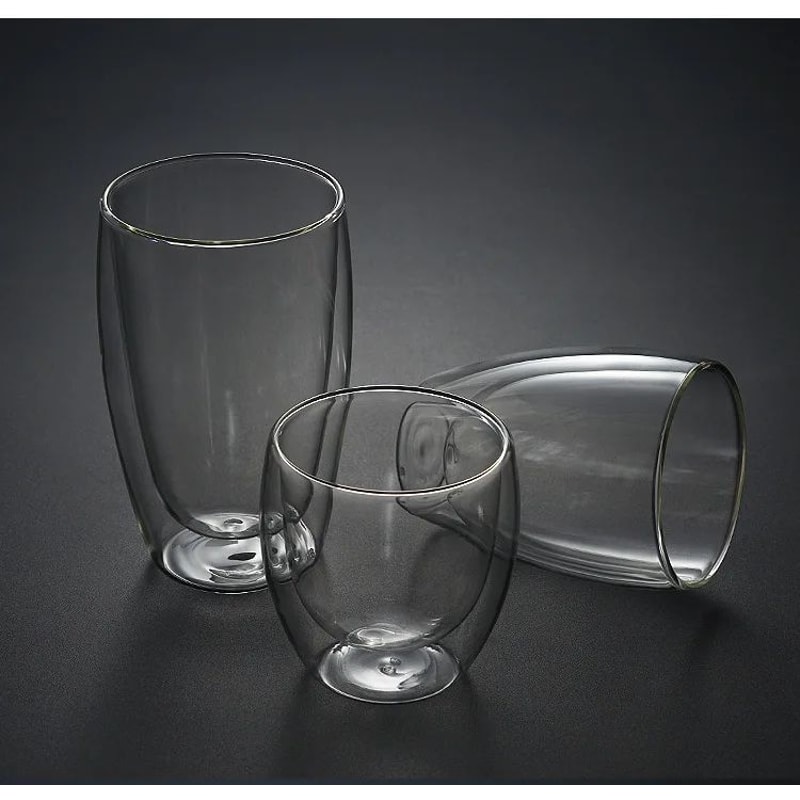 Double Wall Glass Coffee Tea Cup 13