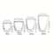 Double Wall Insulated Glass Coffee Cups Set 2
