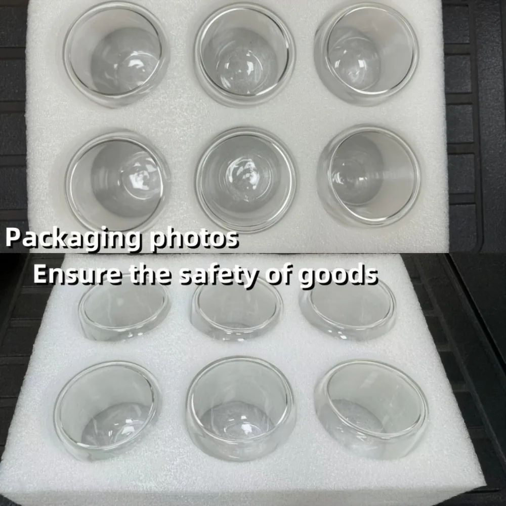 Double Wall Insulated Glass Coffee Cups Set 7