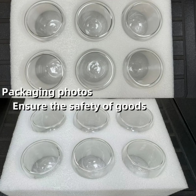 Double Wall Insulated Glass Coffee Cups Set 7