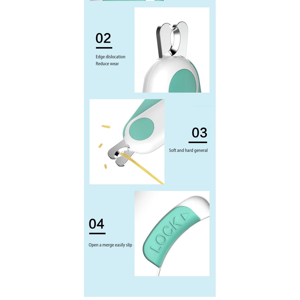 LED Light Pet Nail Clipper 8