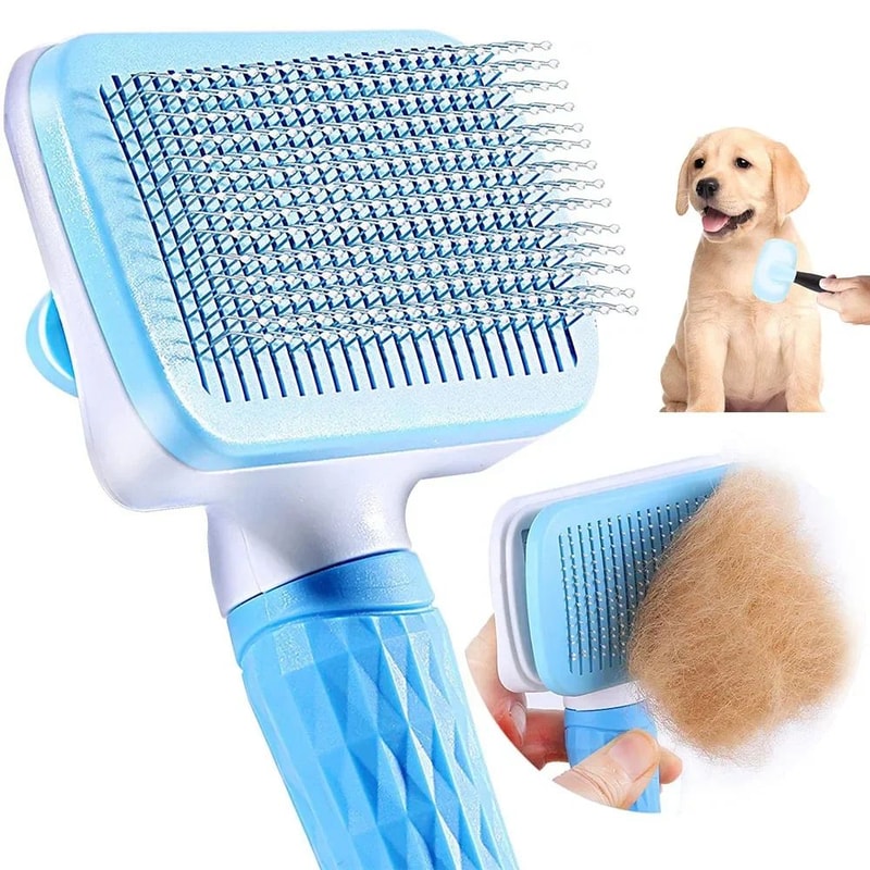 Pet Hair Remover Grooming Brush 0