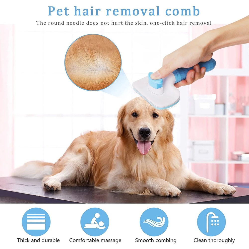 Pet Hair Remover Grooming Brush 6