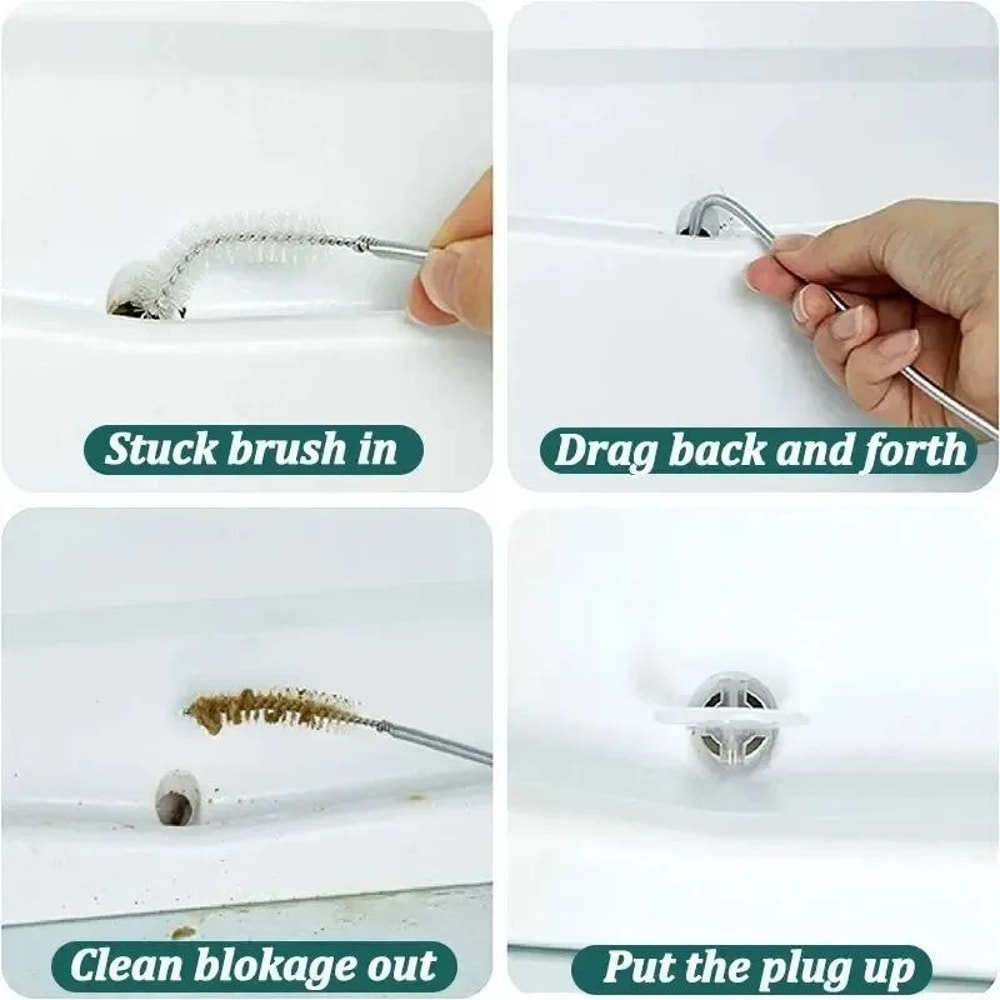 Refrigerator Drain Hole Cleaning Brush Set 5
