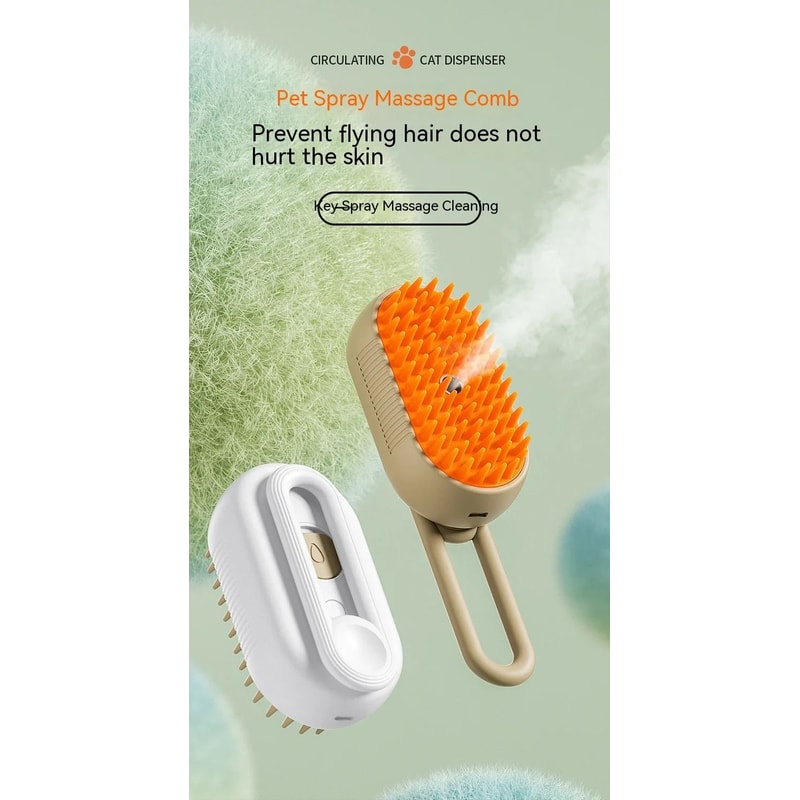 3 In 1 Electric Steam Pet Grooming Brush 6