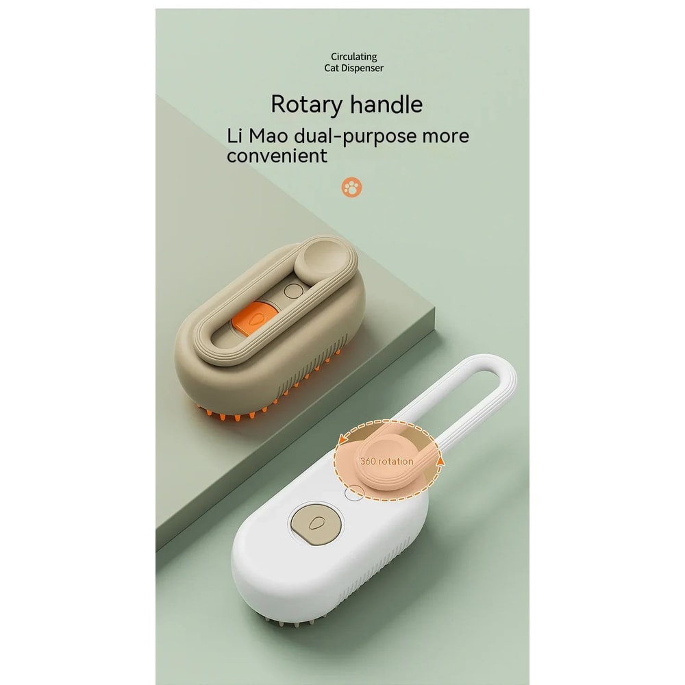 3 In 1 Electric Steam Pet Grooming Brush 10