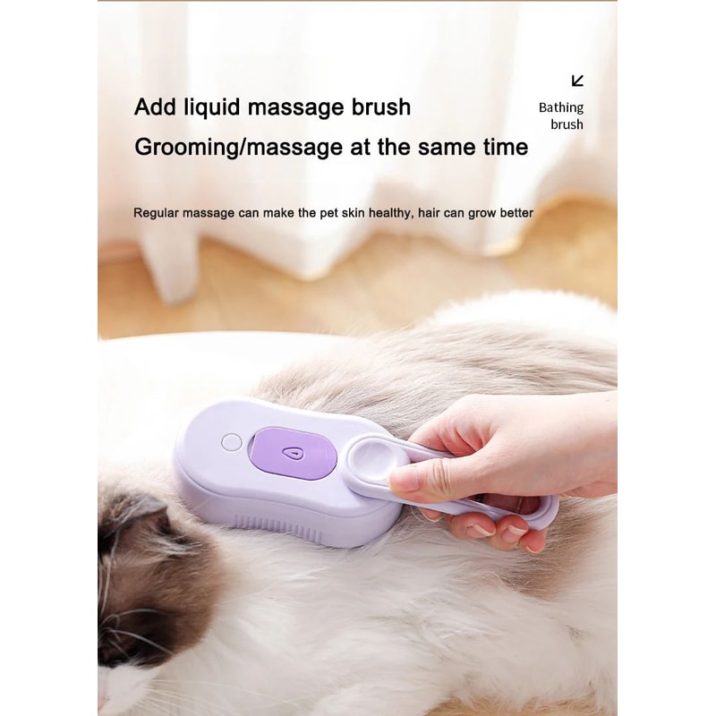 3 In 1 Electric Steam Pet Grooming Brush 13