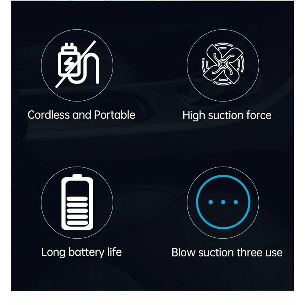 Wireless Portable Car Vacuum Cleaner 6