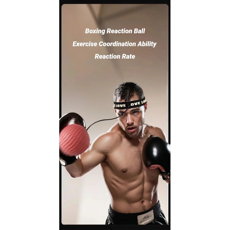 Head Mounted Boxing Speed Training Ball 6