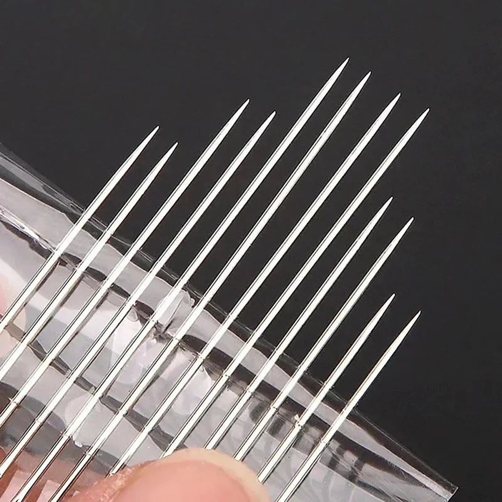 Self Threading Sewing Needles Set For Easy Stitching 5