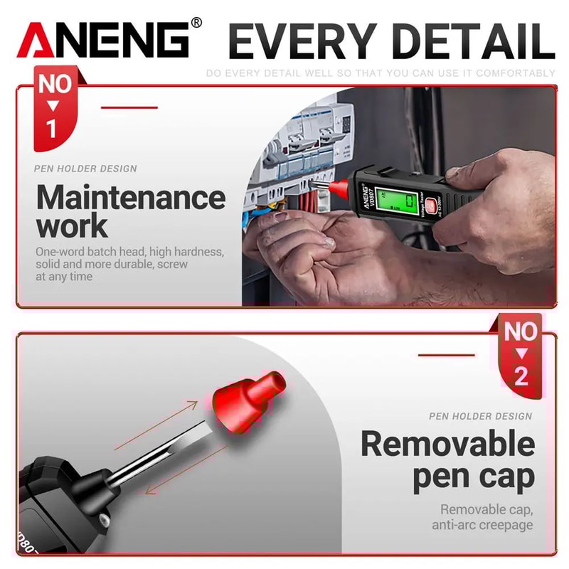 ANENG Non Contact Voltage Tester Pen 5
