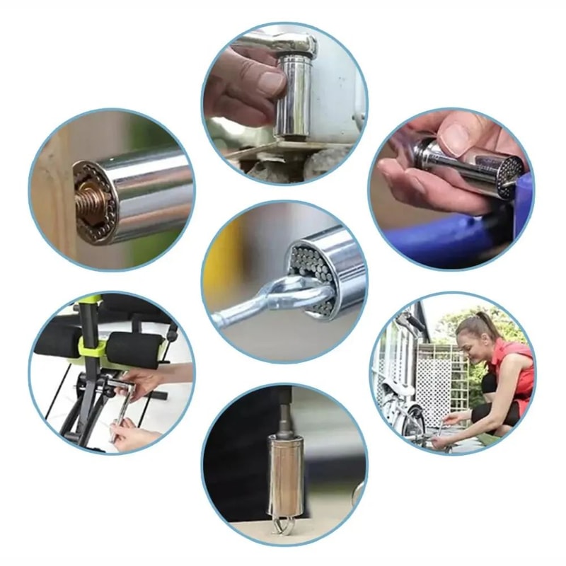 Multifunctional Magic Socket Wrench Tool Set 4