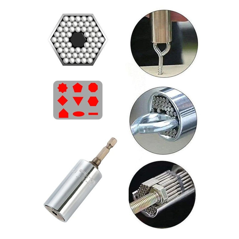 Multifunctional Magic Socket Wrench Tool Set 11