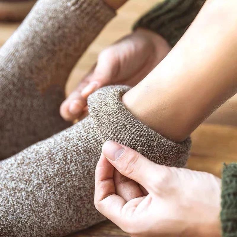 Winter Warm Thick Socks Set For Men And Women 6
