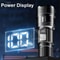 High Power Tactical LED Flashlight With Zoom And Display 4