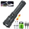High Power Tactical LED Flashlight With Zoom And Display 13