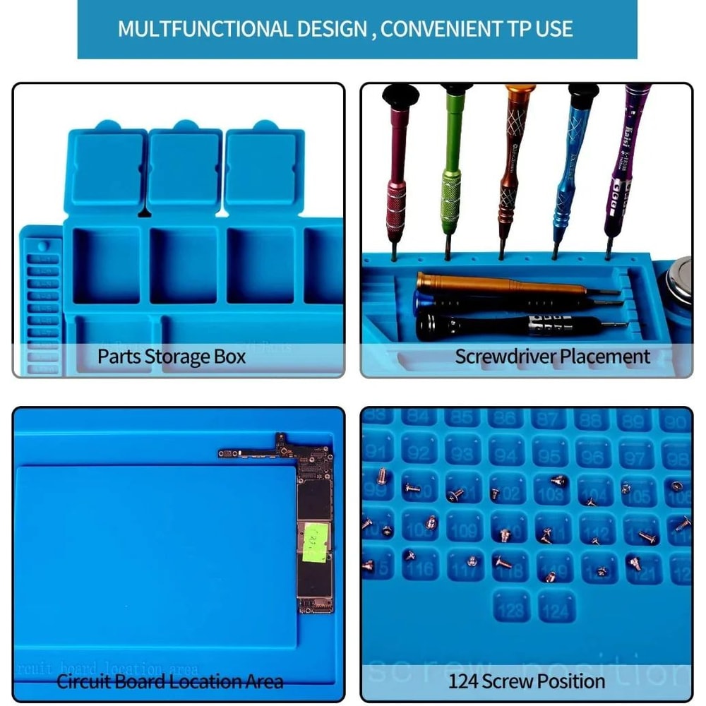 Heat Resistant Silicone Soldering Work Mat 3