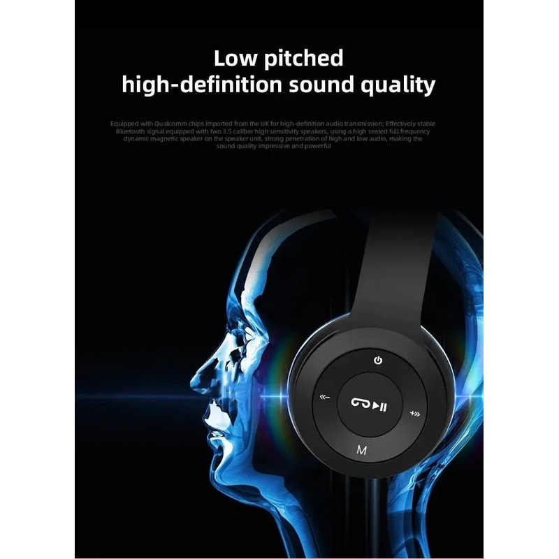 Wireless Bluetooth Noise Canceling Headphones P47 9