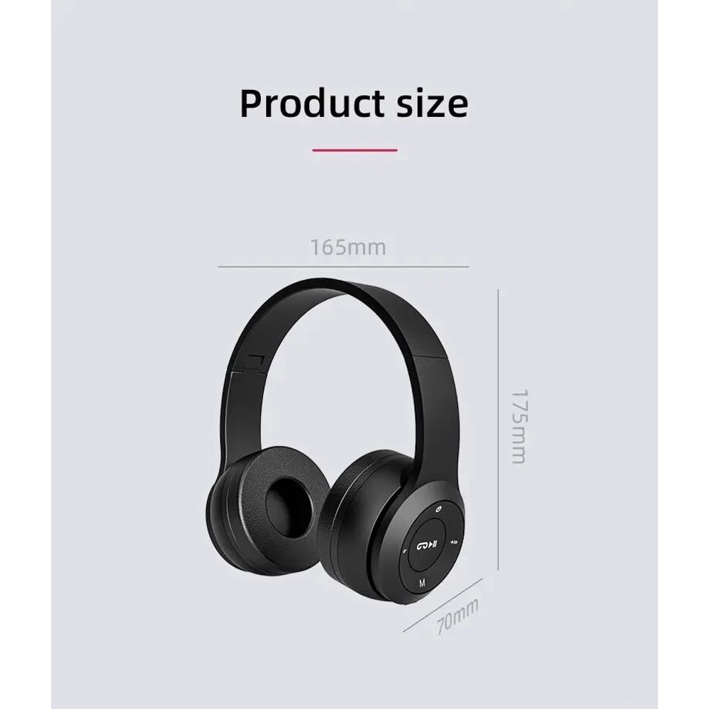 Wireless Bluetooth Noise Canceling Headphones P47 12