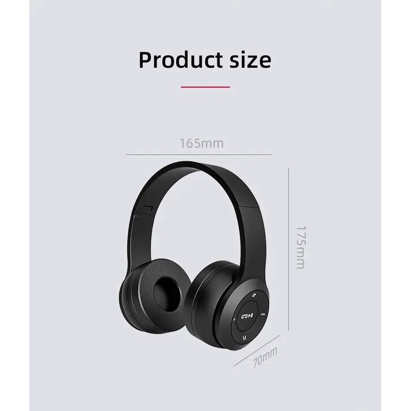 Wireless Bluetooth Noise Canceling Headphones P47 12