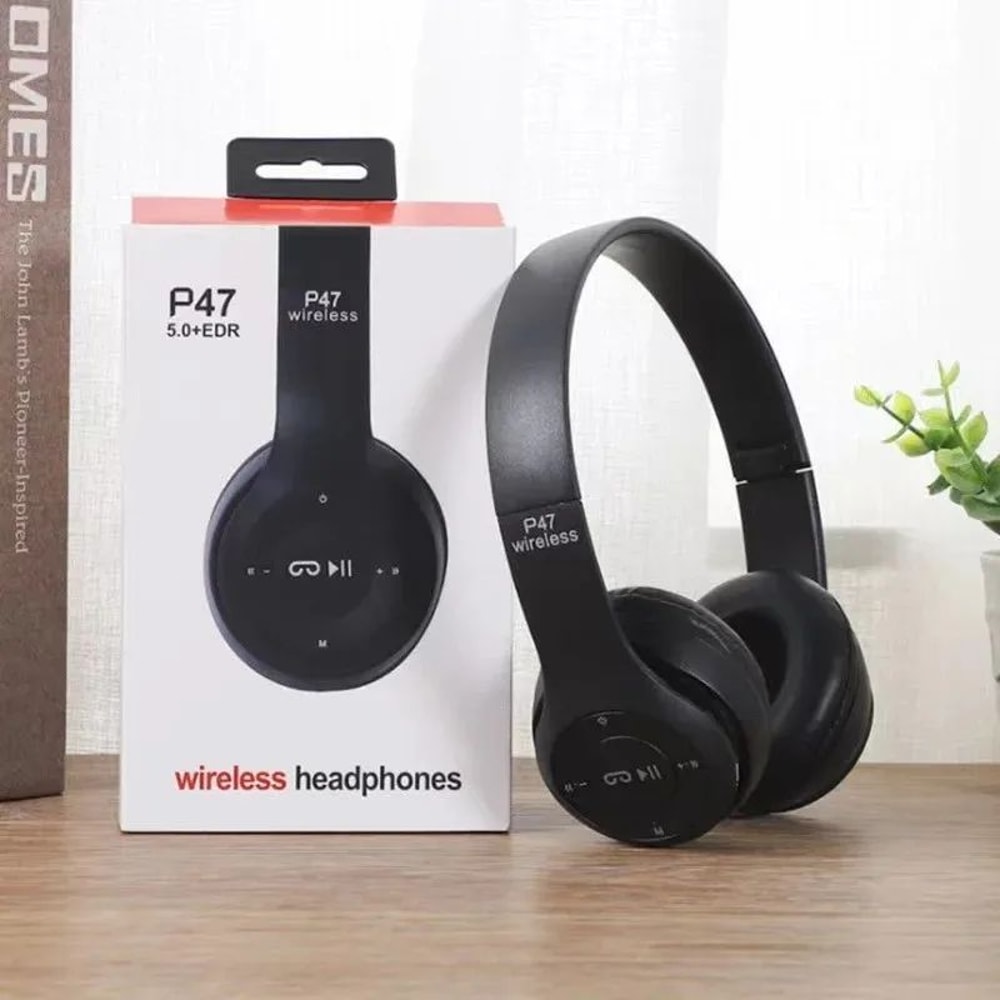 Wireless Bluetooth Noise Canceling Headphones P47 16