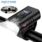 USB Rechargeable LED Bicycle Front Light 0