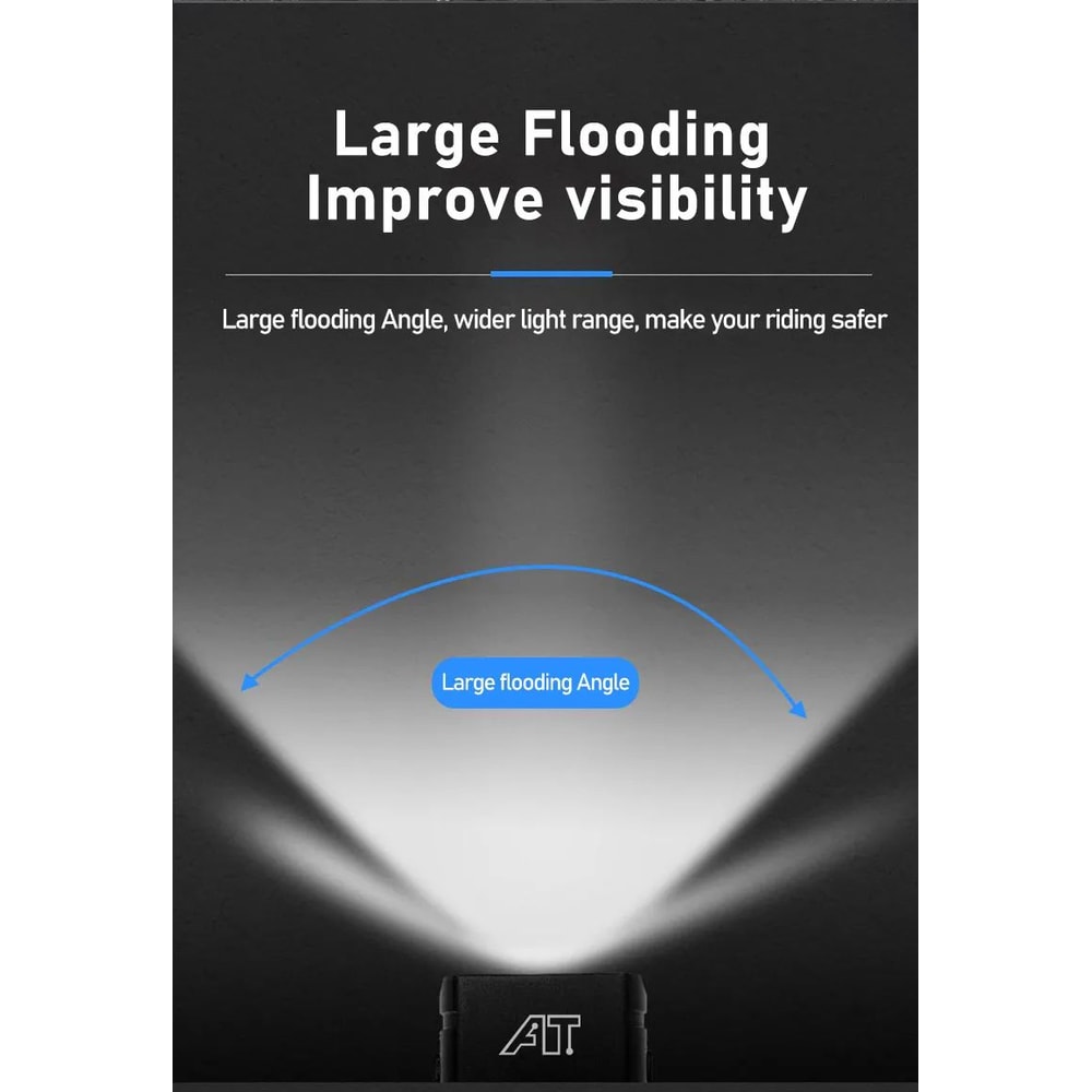 USB Rechargeable LED Bicycle Front Light 9