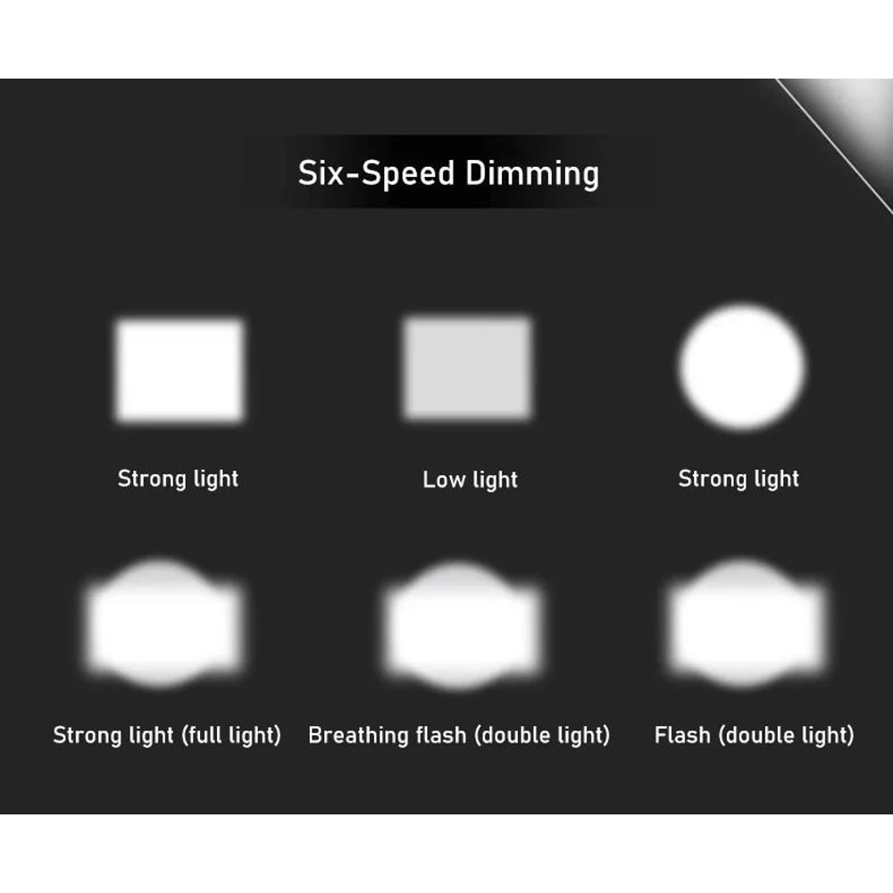 USB Rechargeable LED Bicycle Front Light 12