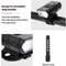 USB Rechargeable LED Bicycle Front Light 14