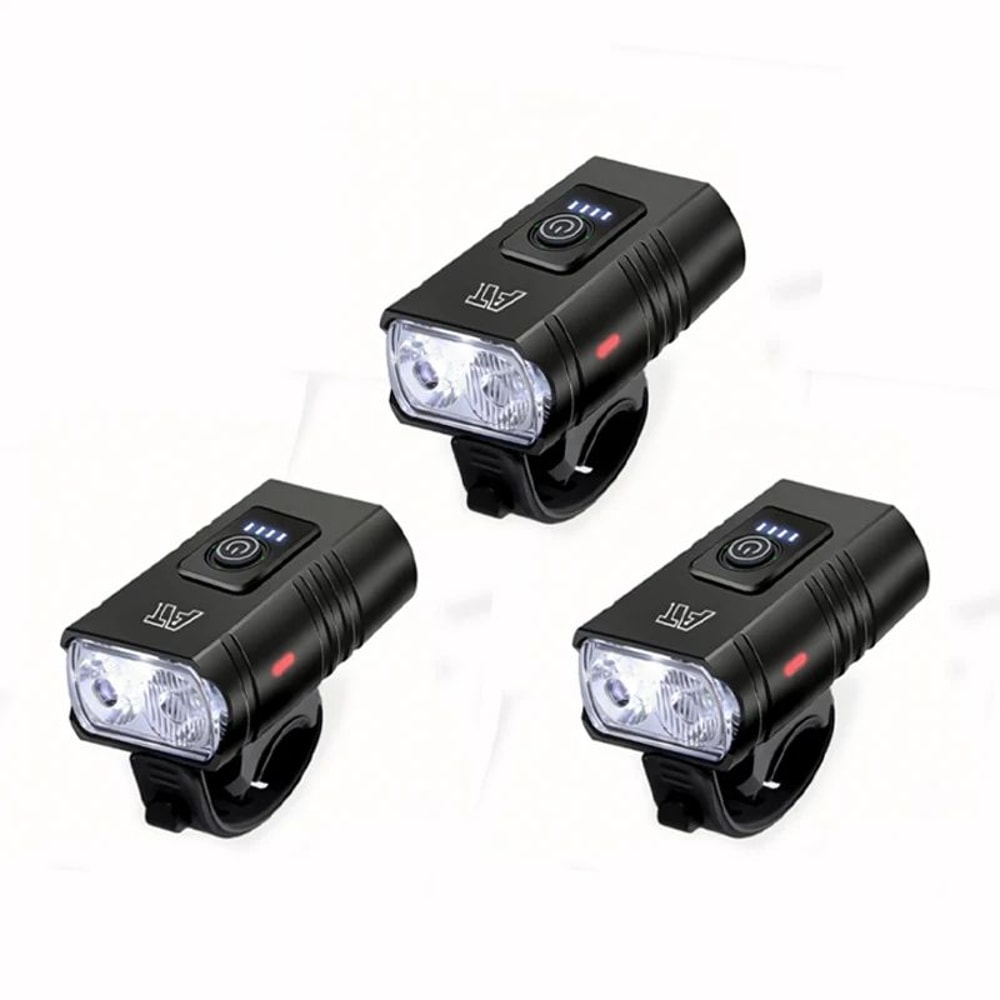 USB Rechargeable LED Bicycle Front Light 17
